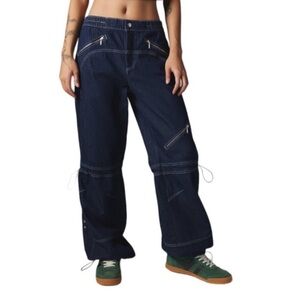 Urban Outfitters  Silence + Noise Lee Baggy
Moto Jeans 26 blue